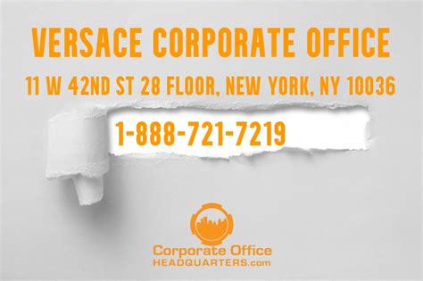 versace corporate office|versace customer service.